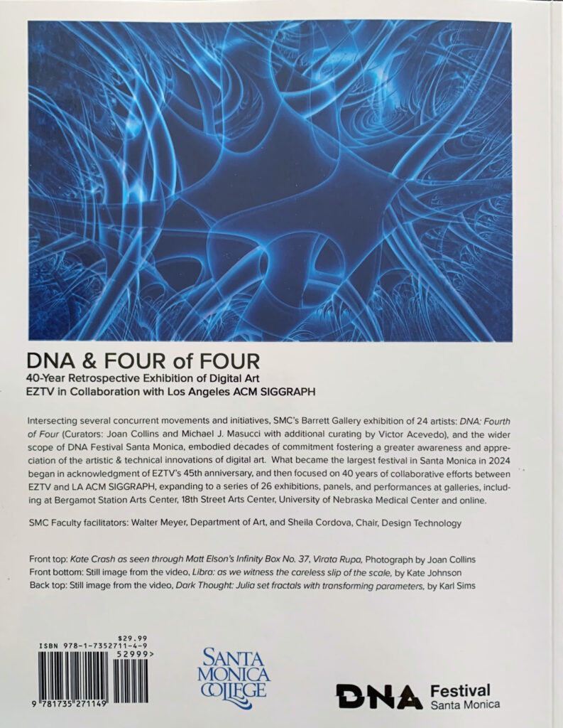 DNA & FORTH of FOUR catalog back cover